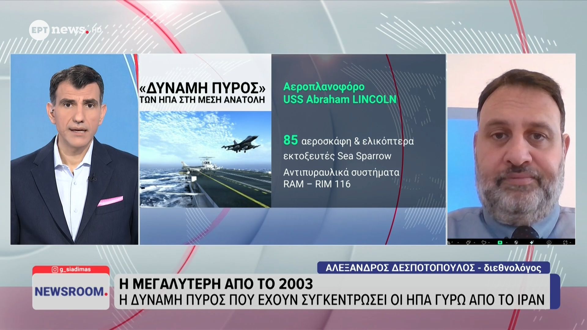 Ο διεθνολόγος Αλέξανδρος Δεσποτόπουλος στο «Newsroom» για τις διαπραγματεύσεις ΗΠΑ – Ιράν