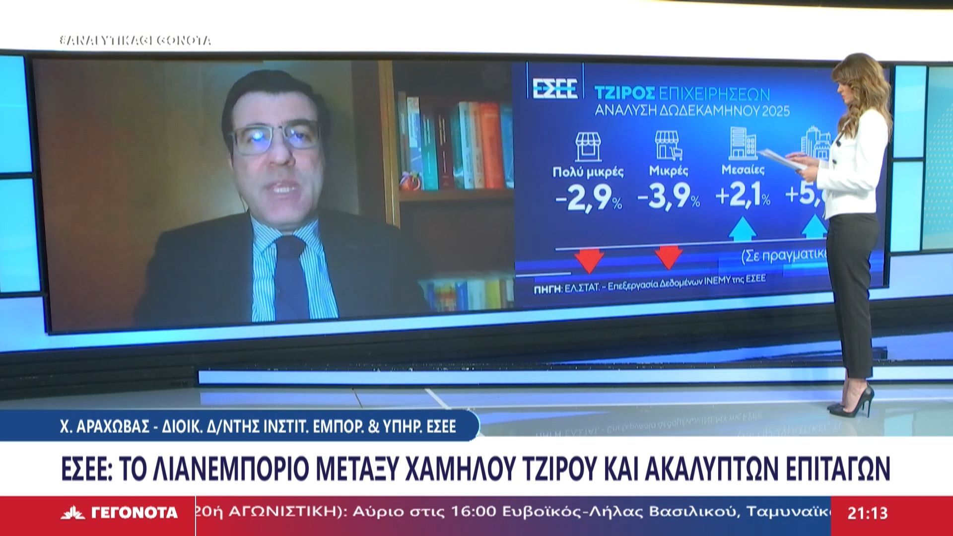 Ο Διοικητικός Διευθυντής Ινστιτούτου Εμπορίου και Υπηρεσιών ΕΣΕΕ, Χαράλαμπος Αράχωβας στο STAR