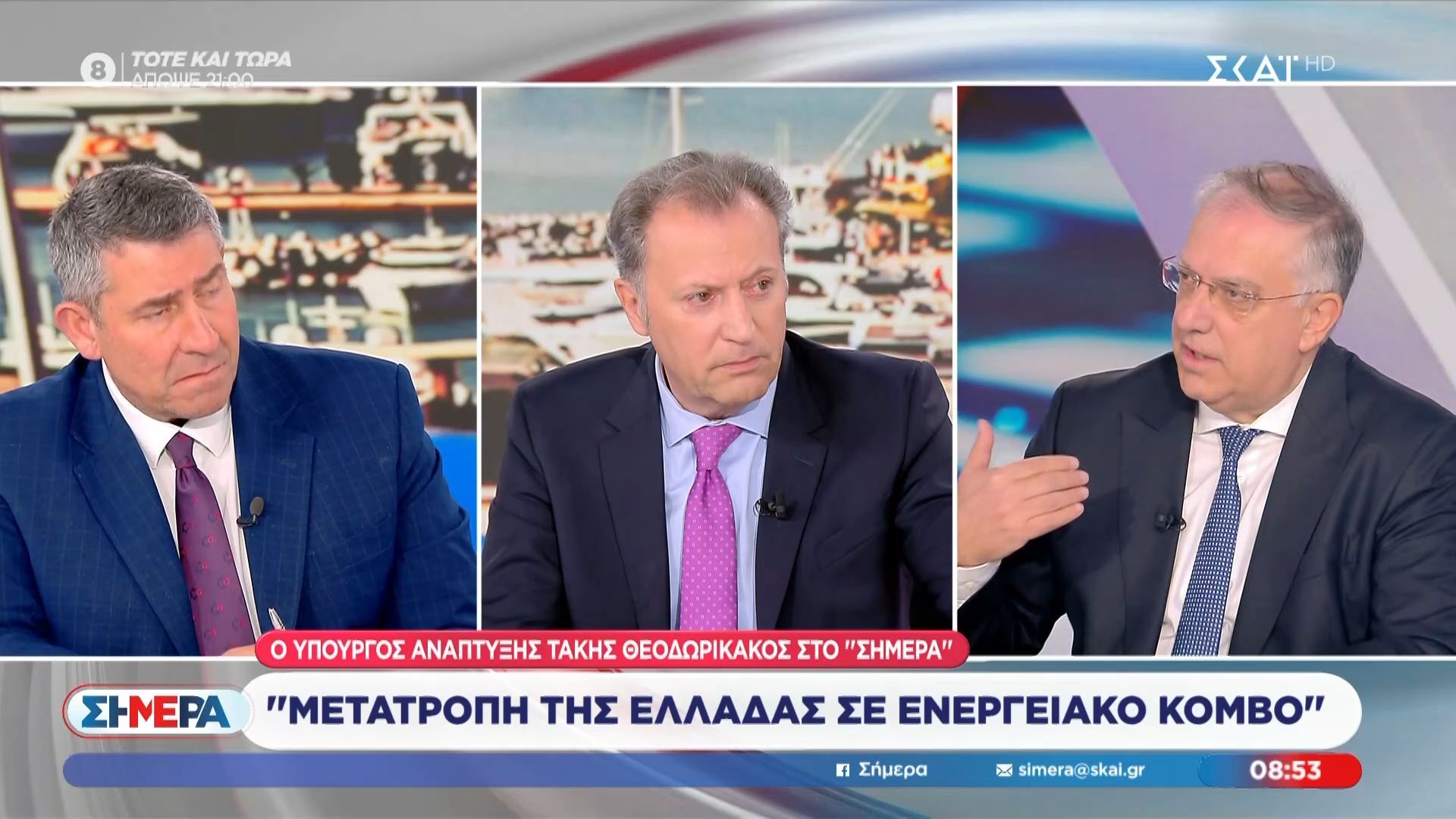 Ο υπουργός ανάπτυξης, Τάκης Θεοδωρικάκος στο «Σήμερα»