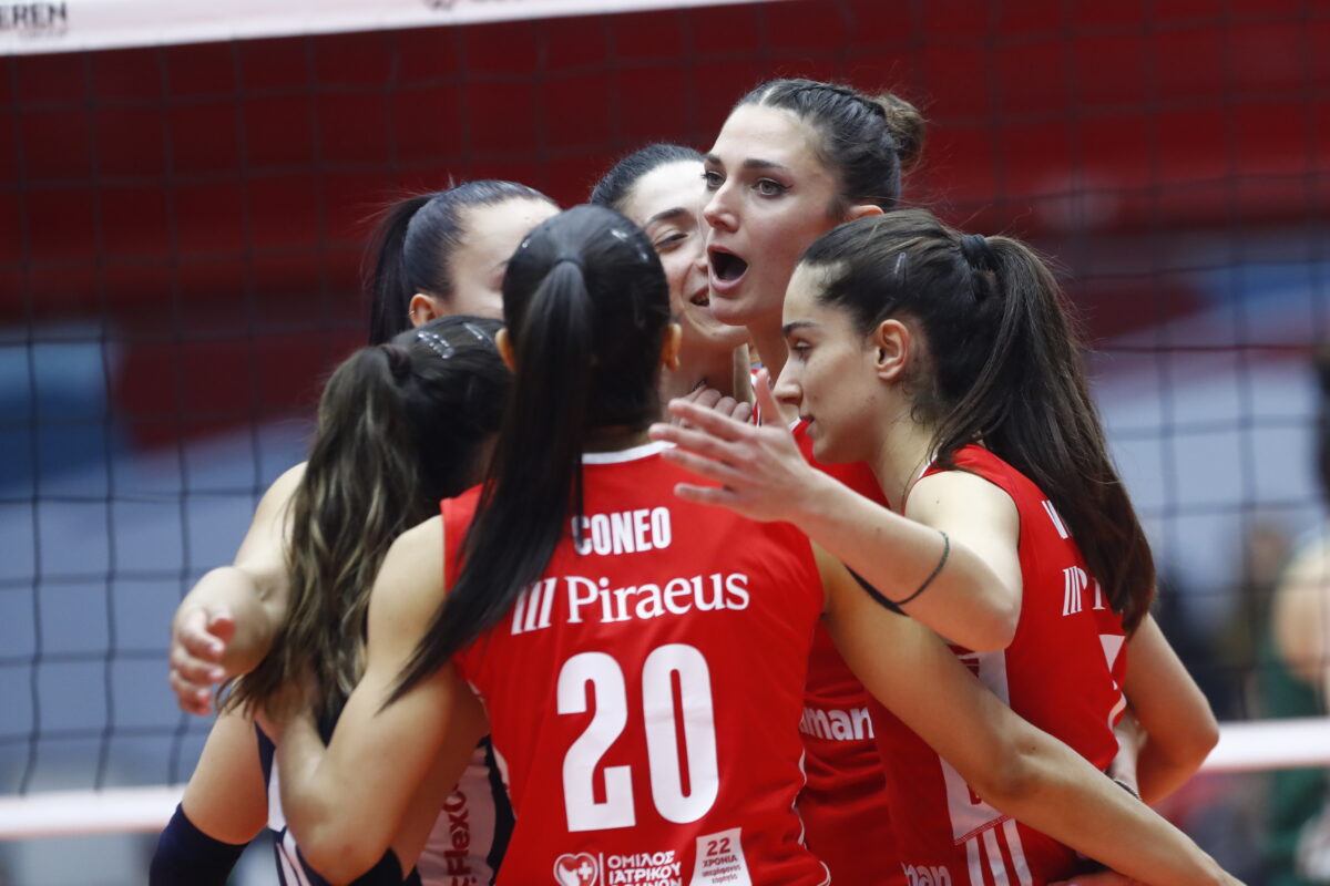 Ολυμπιακός – Παναθηναϊκός 3-2: Ερυθρόλευκο το ντέρμπι της Volley League γυναικών με επική ανατροπή