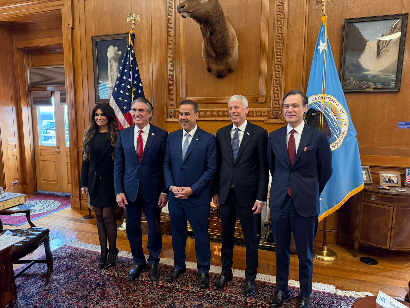 Home 58 Σύσκεψη Παπασταύρου με Μπέργκαμ-Ράιτ για την ενεργειακή συνεργασία Ελλάδας–ΗΠΑ – «Πυλώνας ασφάλειας, προόδου και παγκόσμιας επιρροής»