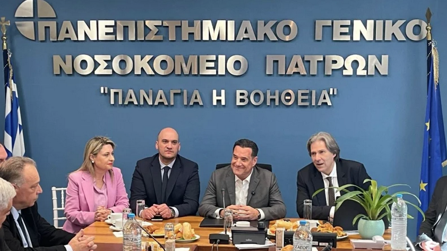 Άδωνις Γεωργιάδης: Περιοδεία του Υπουργού Υγείας σε τρία νοσοκομεία της Πάτρας