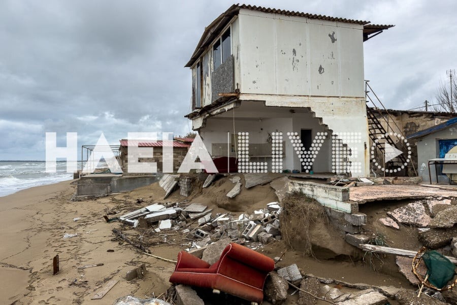 Κακοκαιρία: Ανεμοστρόβιλος κατέστρεψε στέγαστρα και έσπασε τζαμαρίες σε Πύργο και Ηλεία – Κατολισθήσεις σε Παλαιοκαστρίτσα και Πρέβεζα