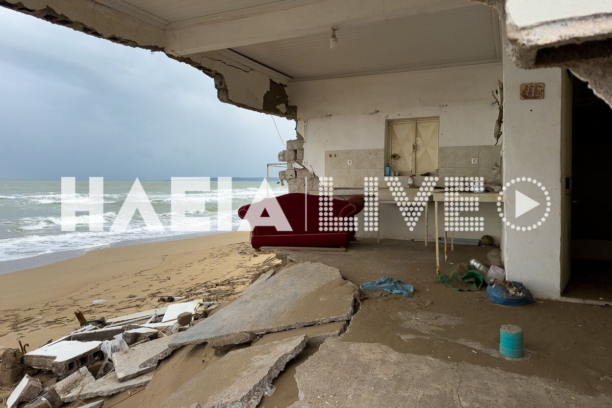 Κακοκαιρία: Ανεμοστρόβιλος κατέστρεψε στέγαστρα και έσπασε τζαμαρίες σε Πύργο και Ηλεία – Κατολισθήσεις σε Παλαιοκαστρίτσα και Πρέβεζα