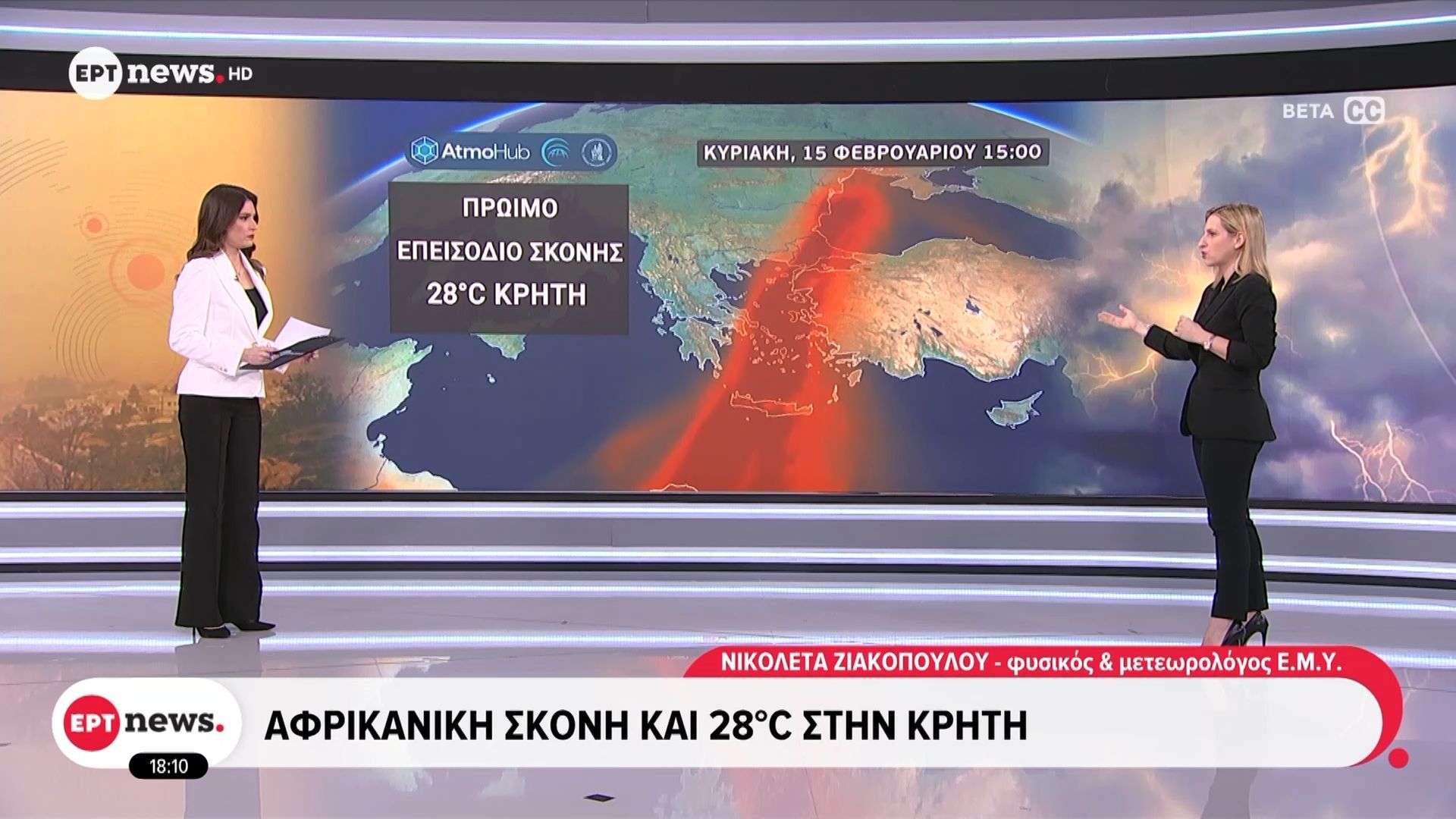 Πώς κινείται η αφρικανική σκόνη – Νικολέτα Ζιακοπούλου, μετεωρολόγος