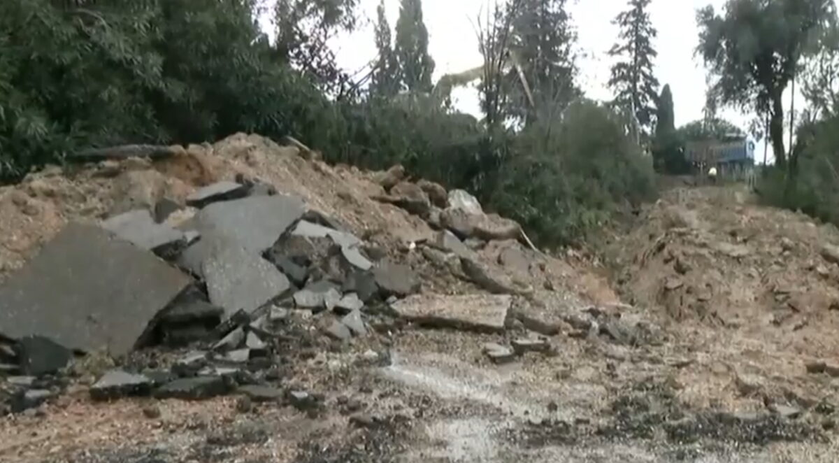 Πρέβεζα: Σημαντικές κατολισθήσεις στον Μύτικα, αποκλεισμένος ο παραλιακός δρόμος