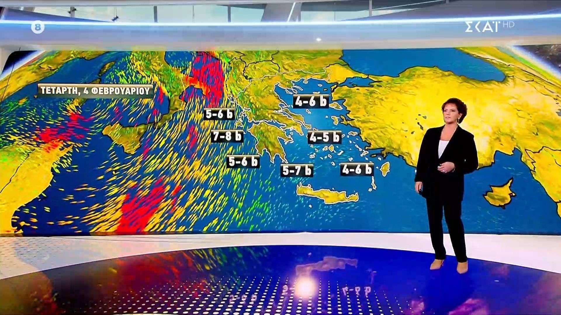 Πρόγνωση καιρού από την Χρ. Σούζη | 04/02/2026
