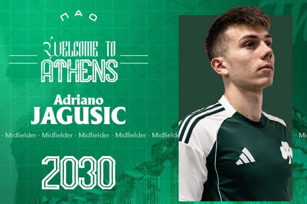 Ο Παναθηναϊκός επισημοποίησε τη μεταγραφή του Αντριάνο Γιάγκουσιτς
