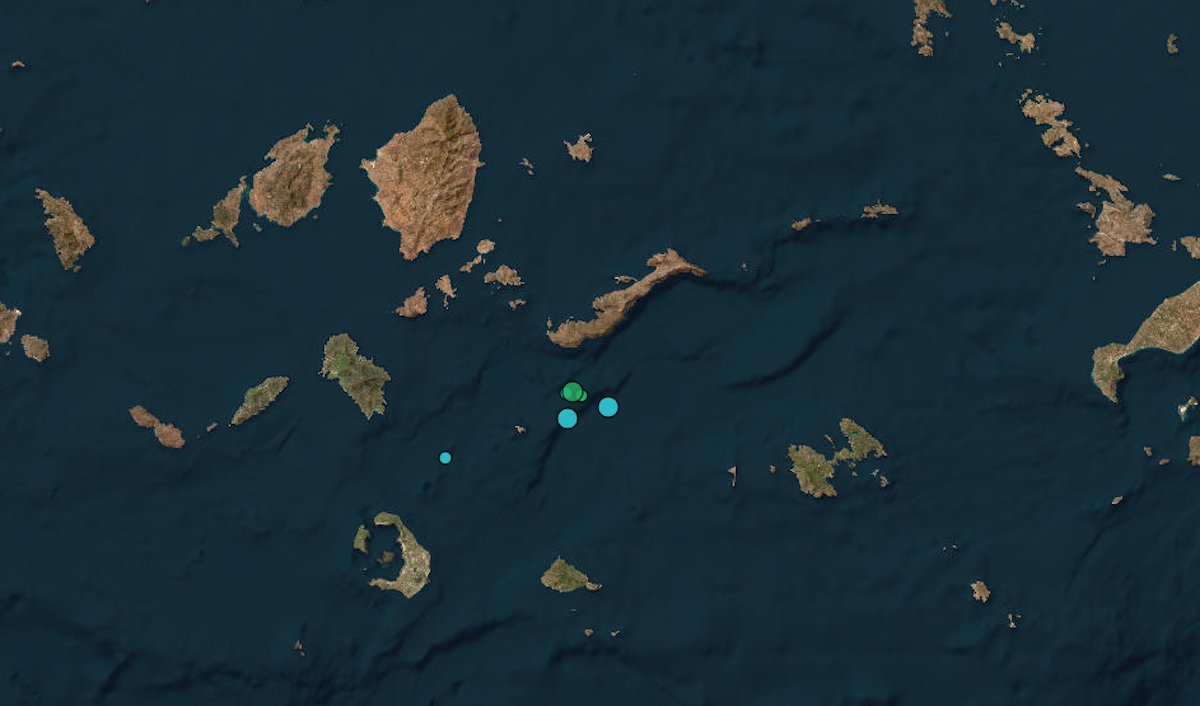 Σεισμική δόνηση 3,3 Ρίχτερ στην Αμοργό, με επίκεντρο την Αρκεσίνη