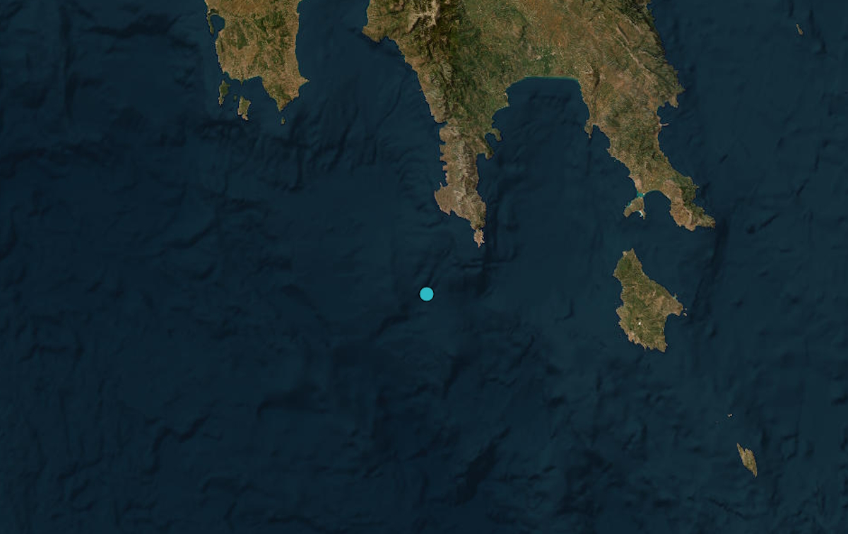Σεισμός 3,6 Ρίχτερ στη Λακωνία, με επίκεντρο κοντά στη Βάθεια