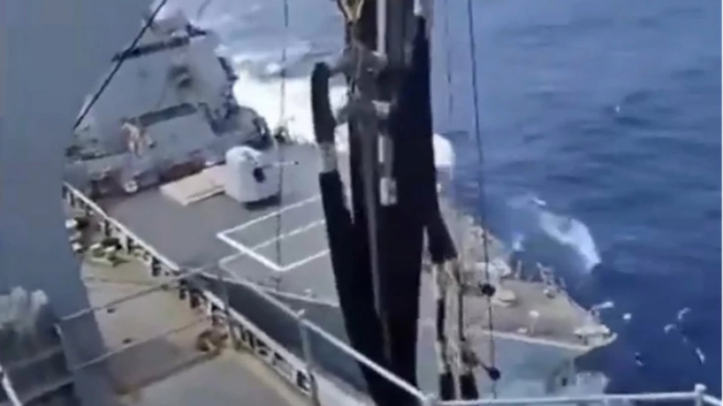 Αποκαλυπτικό βίντεο από τη σύγκρουση πολεμικών πλοίων των ΗΠΑ στην Καραϊβική