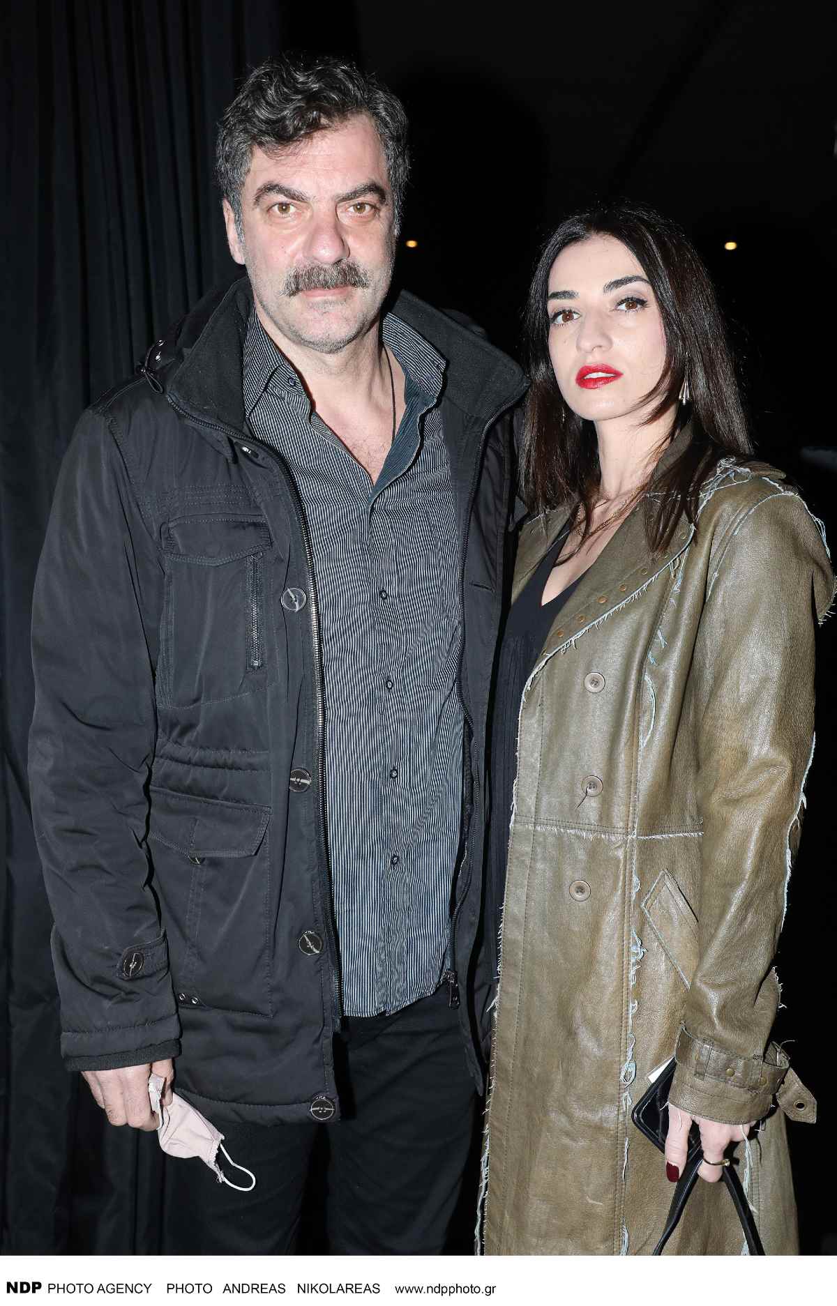 Ο Στάθης Μαντζώρος μαζί με την σύζυγό του