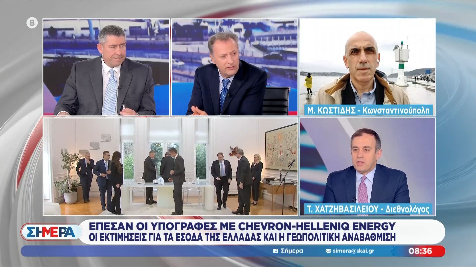 Τ. Χατζηβασιλείου για Chevron: «Οι υπογραφές που έπεσαν εχθές σηματοδοτούν την απαρχή μίας νέας εποχής»