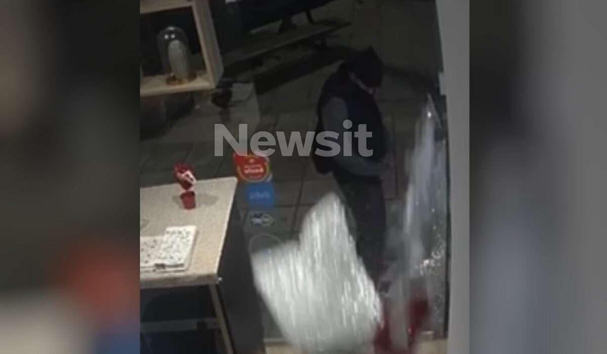 Θεσσαλονίκη: 40χρονος διέρρηξε 10 μαγαζιά σε 3 ημέρες – Βίντεο αποκαλύπτει τη δράση του