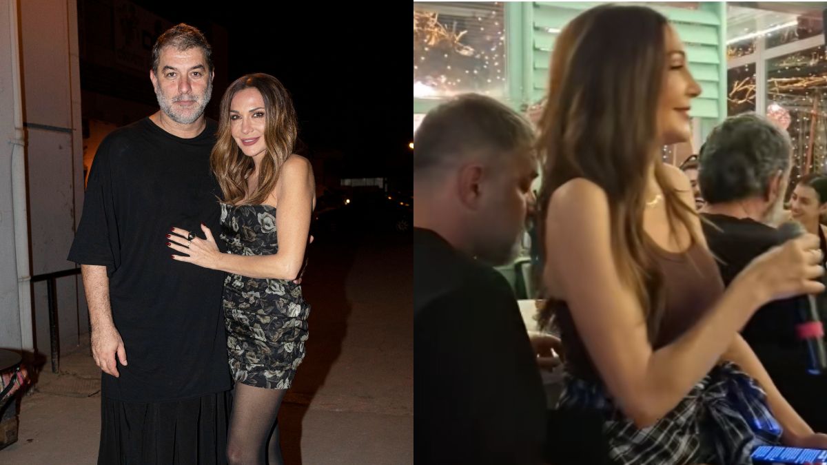 Βανδή: Νυχτερινή έξοδος με τον Μπισμπίκη – Τραγουδάει στην αγκαλιά του ενώ αυτός καπνίζει στο μαγαζί (Βίντεο)