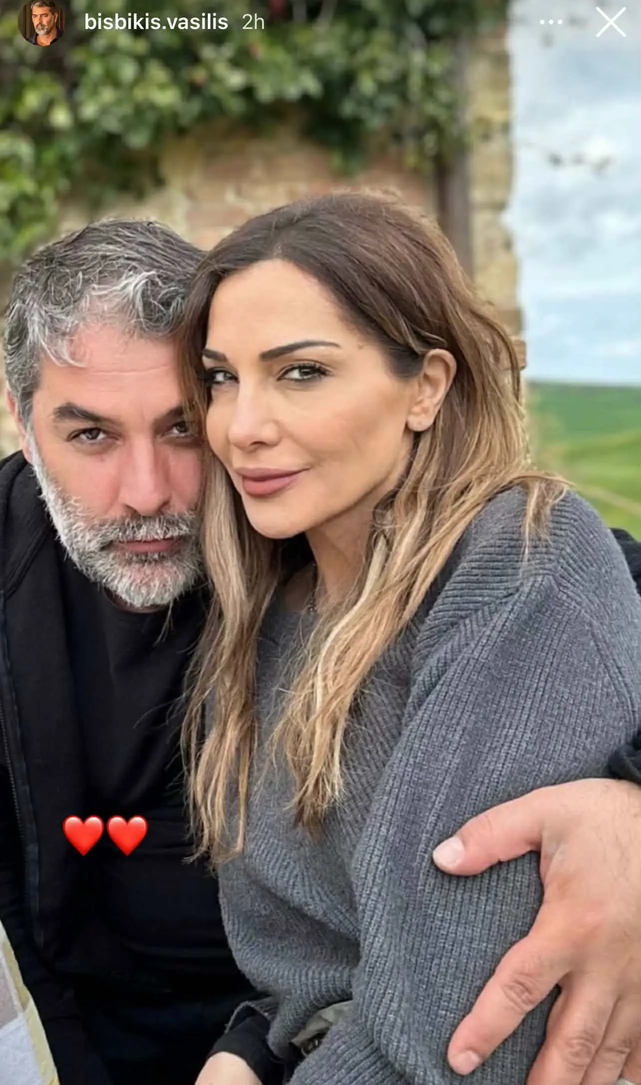 Έρωτας παντού: Οι Έλληνες διάσημοι τιμούν τον Άγιο Βαλεντίνο 7 Δέσποινα Βανδή - Βασίλης Μπισμπίκης