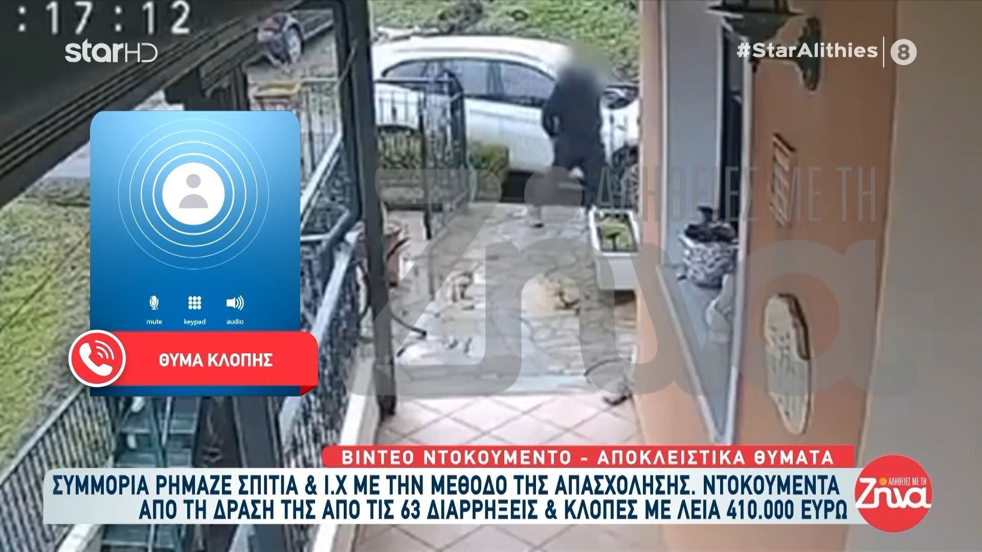 Βίντεο με συμμορία που «ρήμαζε» σπίτια: Λεία πάνω από 400.000€ – Μιλούν τα θύματα