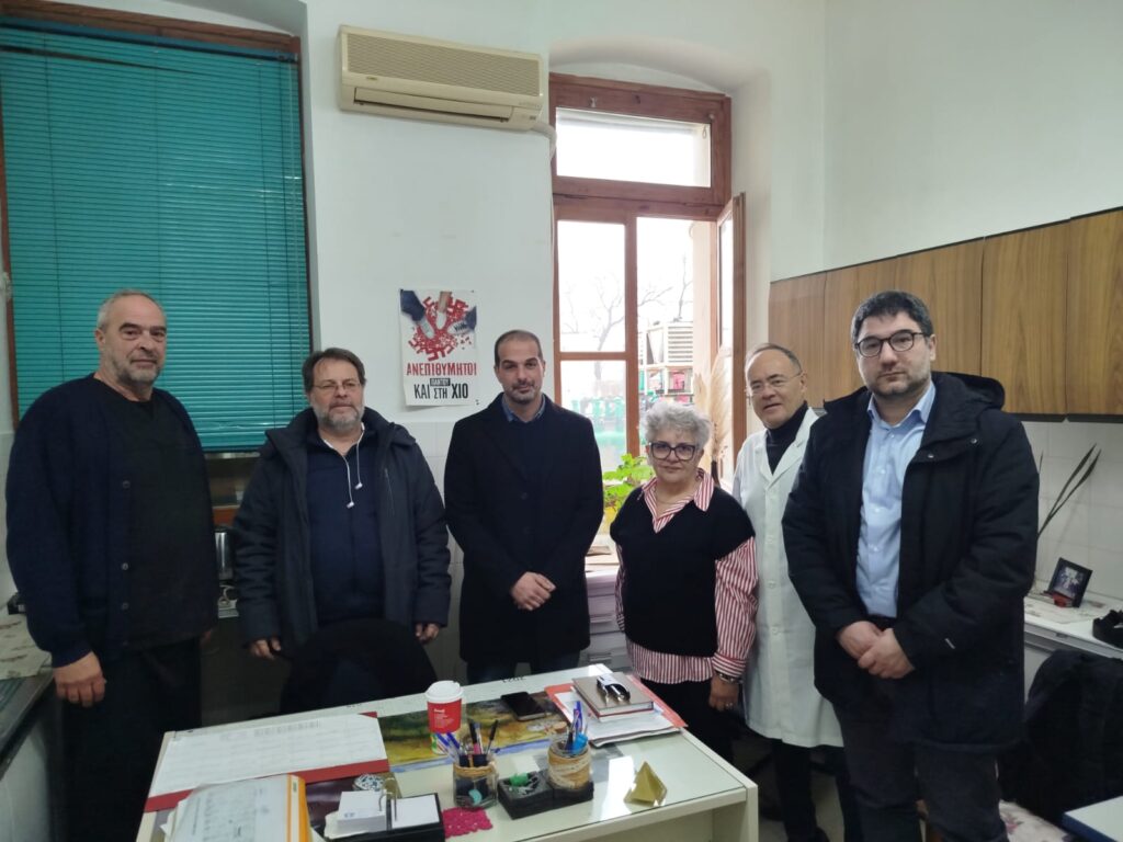 Νέα Αριστερά, Γαβριήλ Σακελλαρίδης, Νάσος Ηλιόπουλος, Χίος