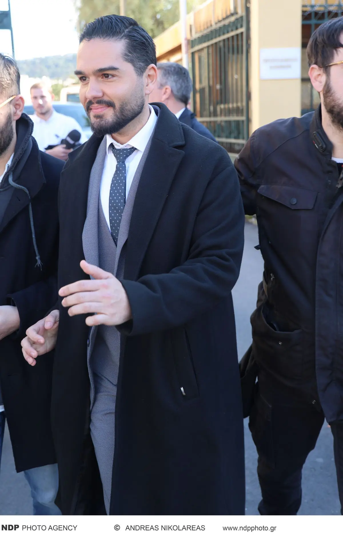 O Χρήστος Μάστορας έξω από τα δικαστήρια