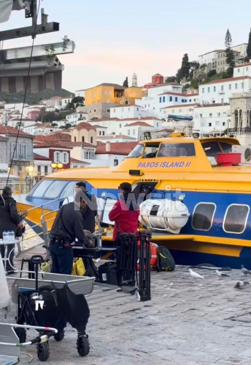 Η Ύδρα ξαναζεί τη δεκαετία του ’80 για την ταινία του Μπραντ Πιτ – Το λιμάνι μετατρέπεται σε απέραντο στούντιο 8 Γυρίσματα της ταινίας με τον Μπραντ Πιτ στην Ύδρα