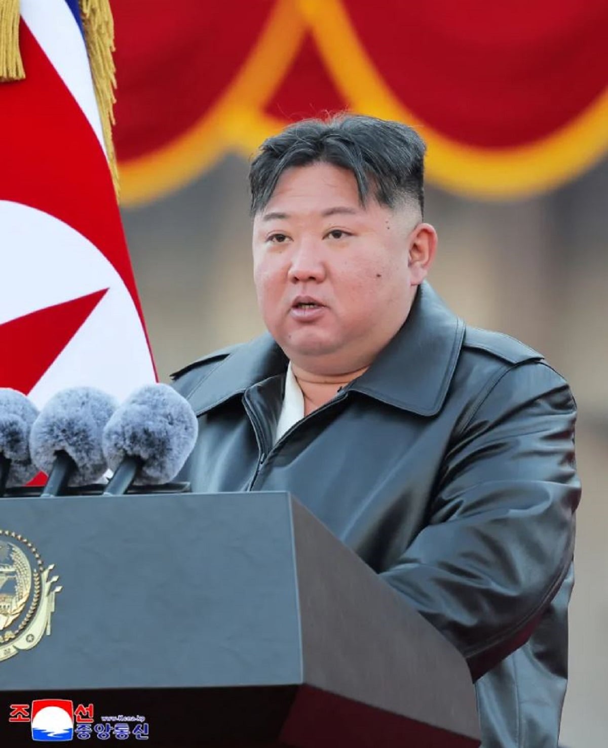 Κιμ Γιονγκ Ουν: Αποκάλυψε πυρηνικούς εκτοξευτές σε στρατιωτική εκδήλωση στην Πιονγιάνγκ 4 Πηγή: Korean Central News Agency (KCNA)