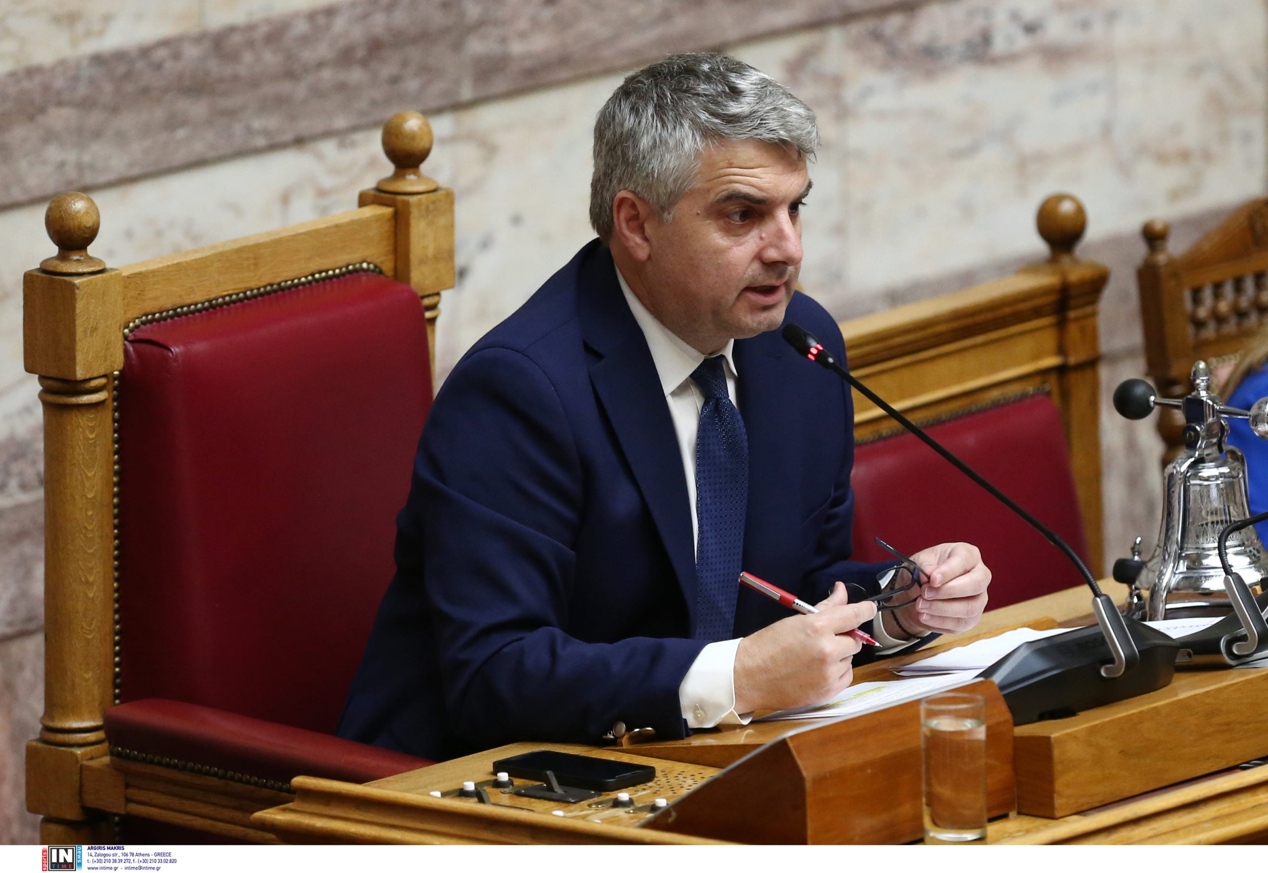 Οδυσσέας Κωνσταντινόπουλος: Η αρχική απάντηση στη διαγραφή του – «Το έσχατο καταφύγιο μιας φοβισμένης ηγεσίας»