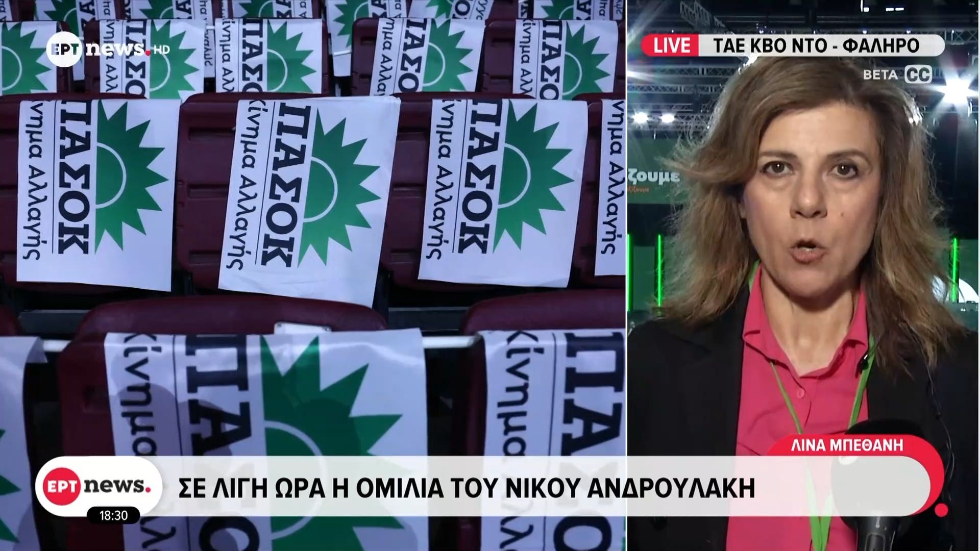 4ο τακτικό Συνέδριο του ΠΑΣΟΚ: Σε λίγη ώρα η ομιλία του Νίκου Ανδρουλάκη