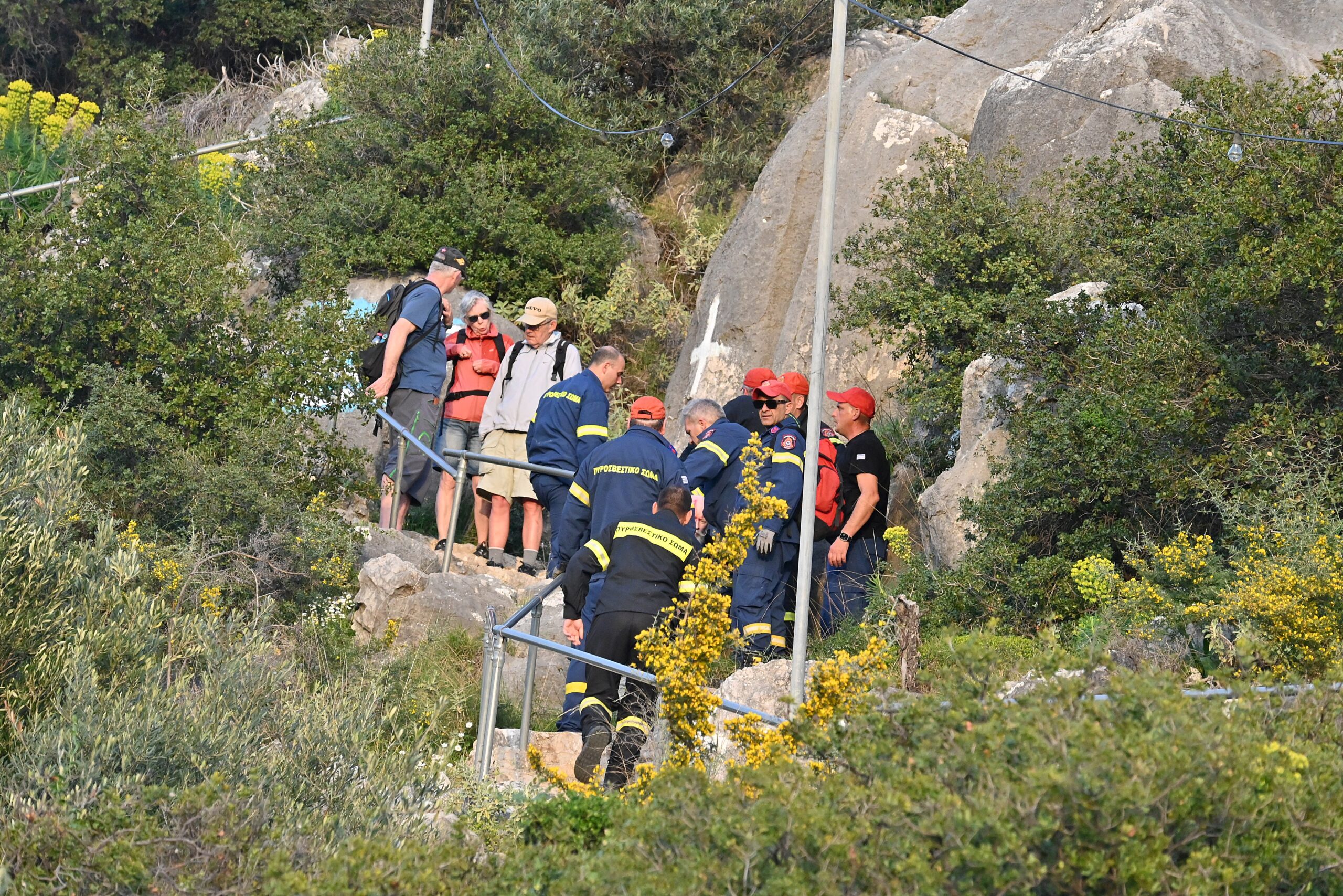 Ναύπλιο: Επισκέπτης γλίστρησε από λόφο και υπέστη σοβαρό τραυματισμό