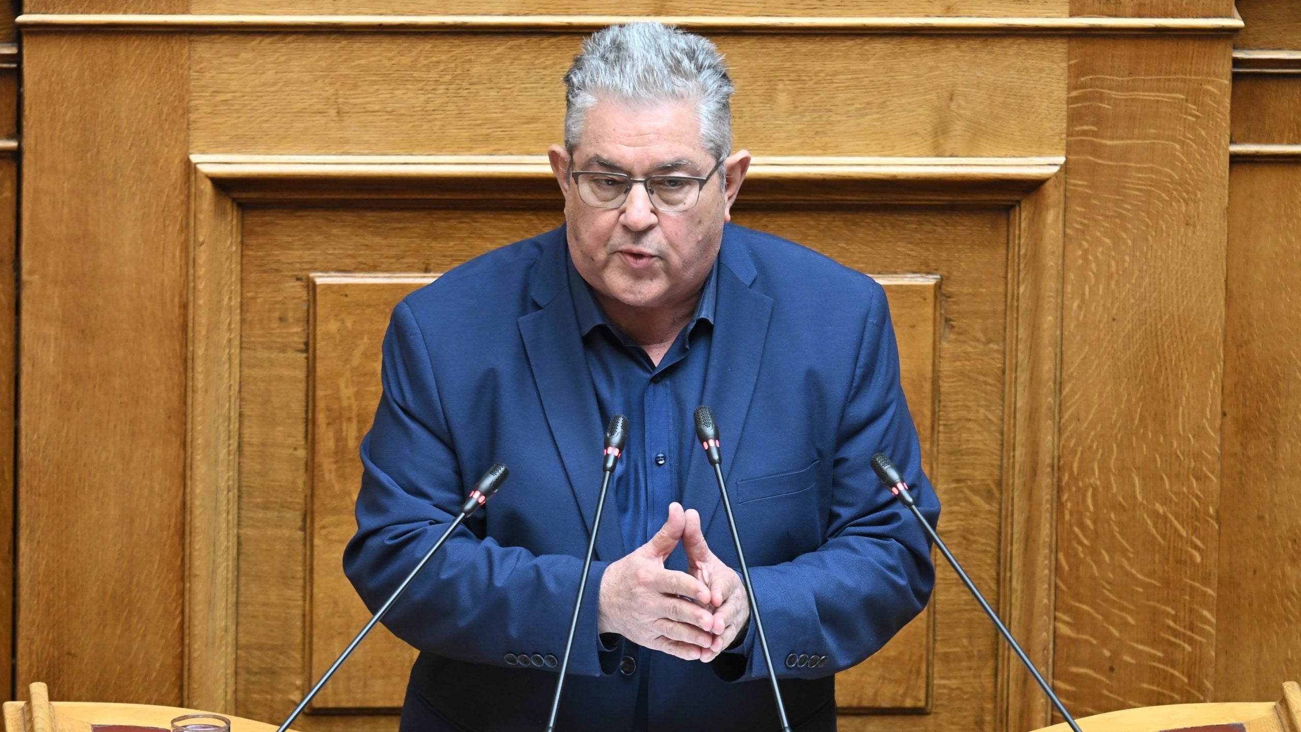 Βουλή – Κουτσούμπας: «Ο λαός θα δώσει τη λύση στο σύστημα πολέμου και διαφθοράς με την πάλη του»