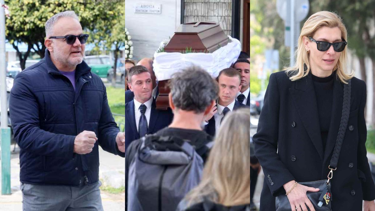 Θρασύβουλος Γιάτσιος: Με συγκινητική ατμόσφαιρα η τελετή στο Α’ Νεκροταφείο Αθηνών (Εικόνες)