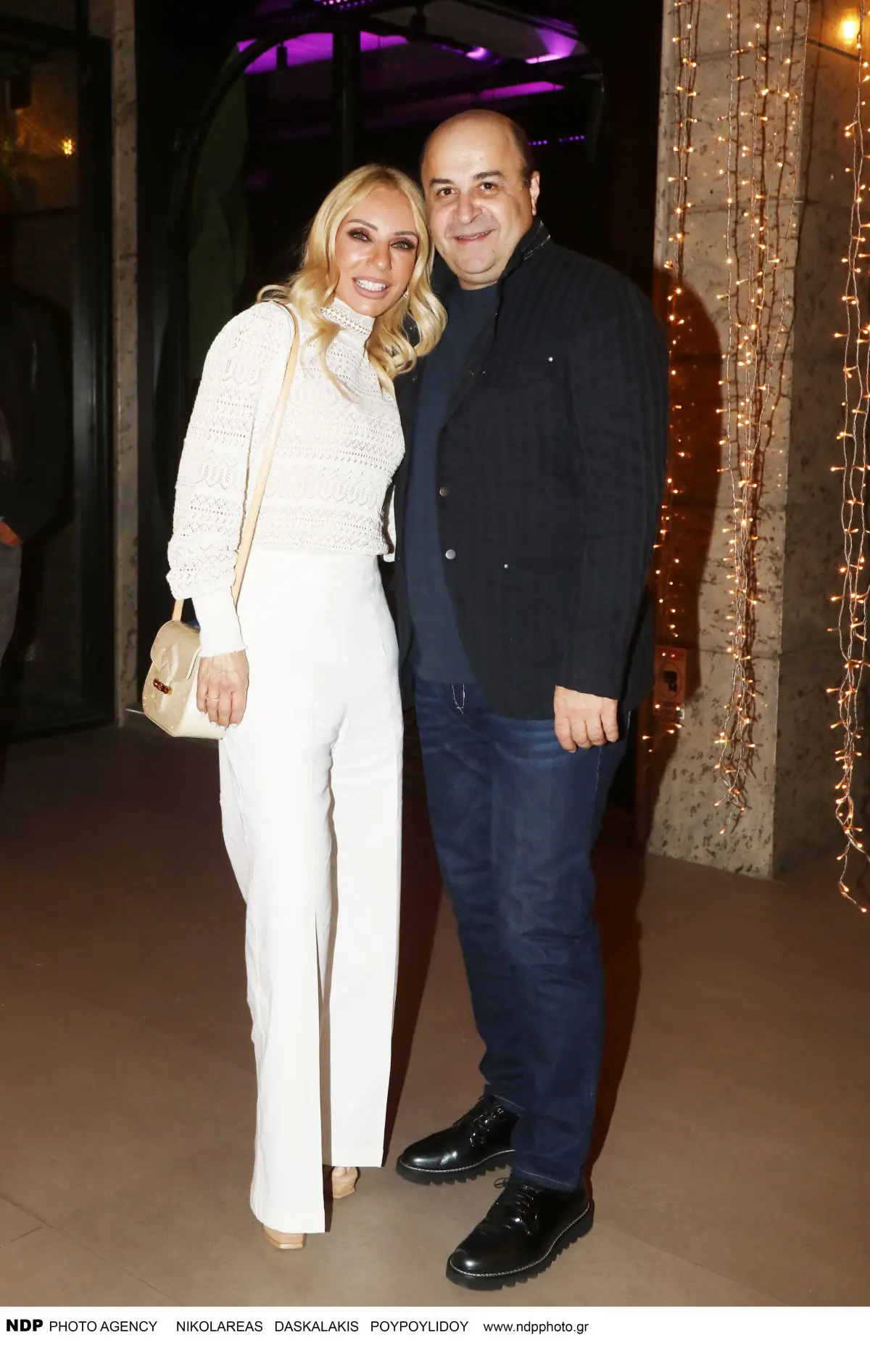 Ο Μάρκος Σεφερλής και η Έλενα Τσαβαλιά