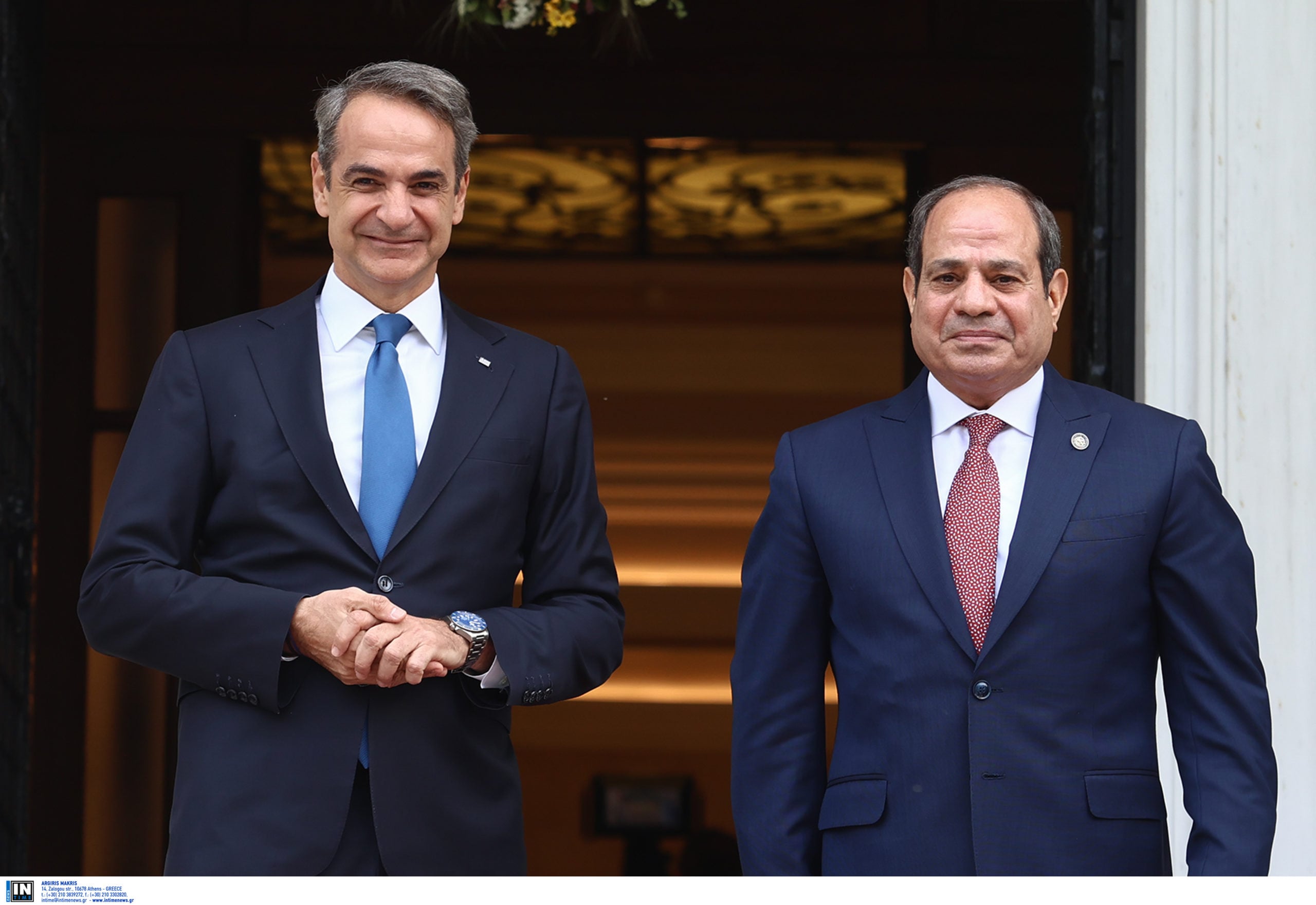 Συνομιλία Μητσοτάκη με τον Αιγύπτιο Πρόεδρο – Κεντρικό θέμα οι εξελίξεις στη Μέση Ανατολή