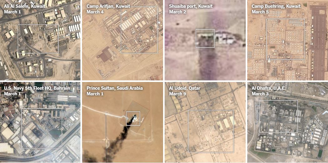 Έρευνα των New York Times: Το Ιράν έπληξε 17 αμερικανικές βάσεις αιφνιδιάζοντας – Ήταν πιο προετοιμασμένο από όσο υπολόγιζε η Ουάσιγκτον