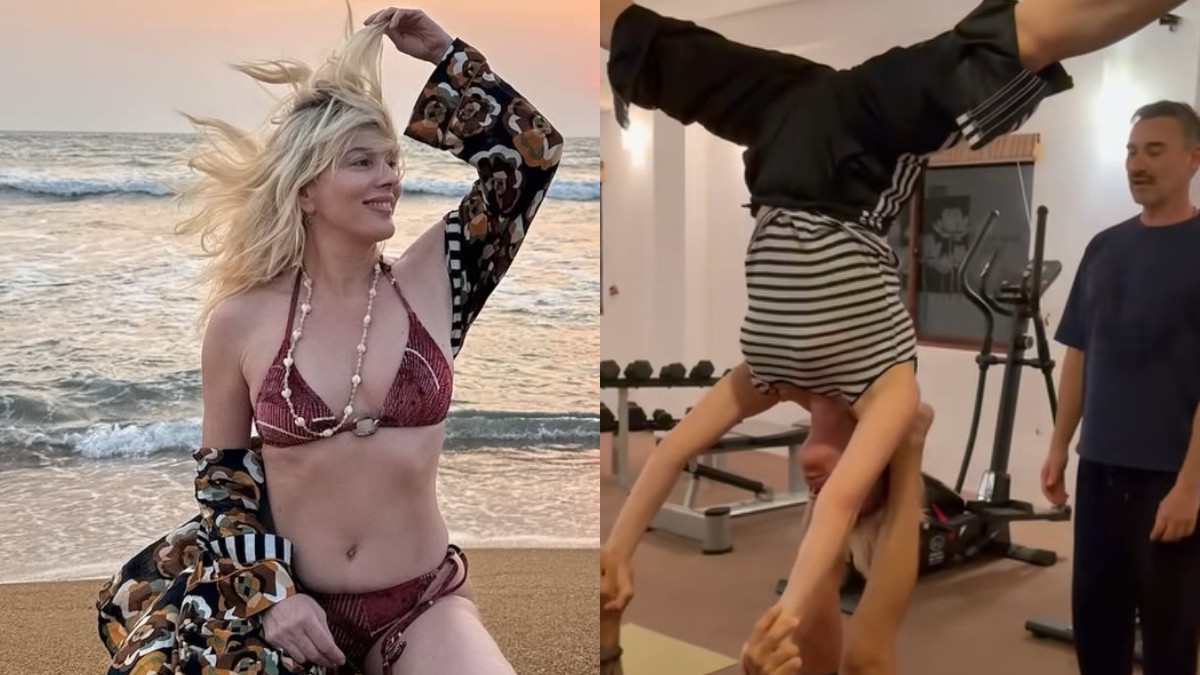 Σμαράγδα Καρύδη: Καταπληκτική με acroyoga – Μαζί της και ο Γιώργος Καπουτζίδης