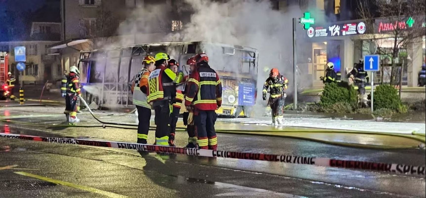 Τραγωδία στην Ελβετία: Νεκροί και τραυματίες έπειτα από φωτιά σε λεωφορείο