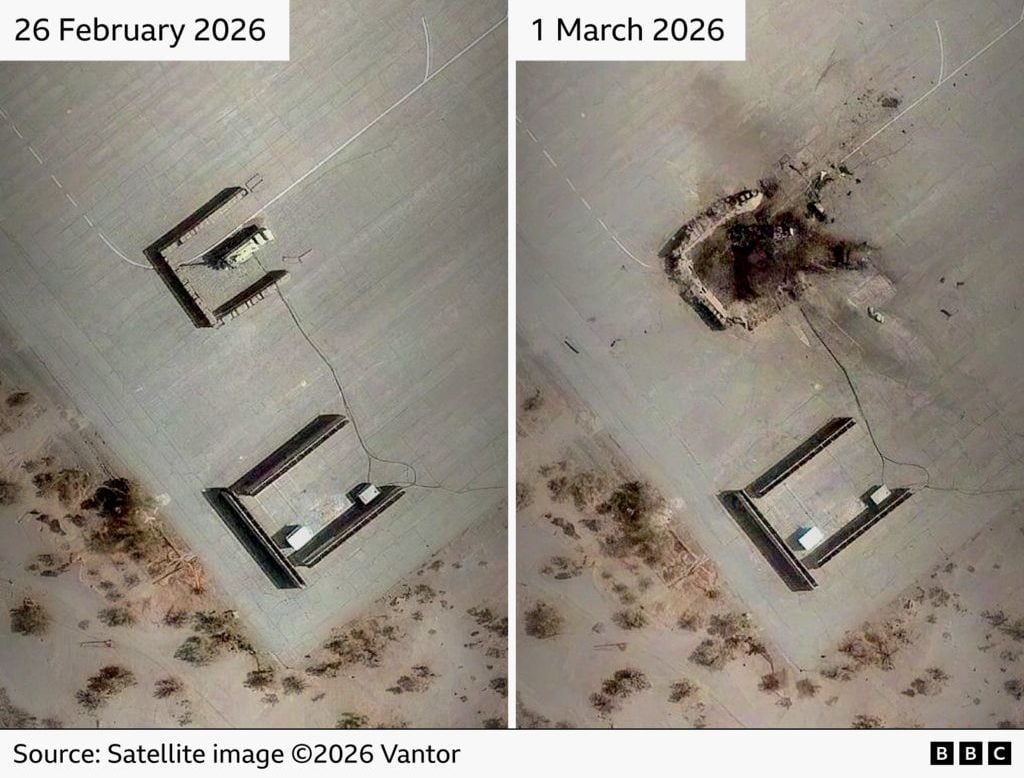 Δορυφορικές λήψεις φανερώνουν την έκταση της ζημιάς στο ναυτικό και τις υποδομές του Ιράν – Εικόνες πριν και μετά τις επιθέσεις 14 ζημιές, σύστημα ραντάρ, αεροπορική βάση Zahedan