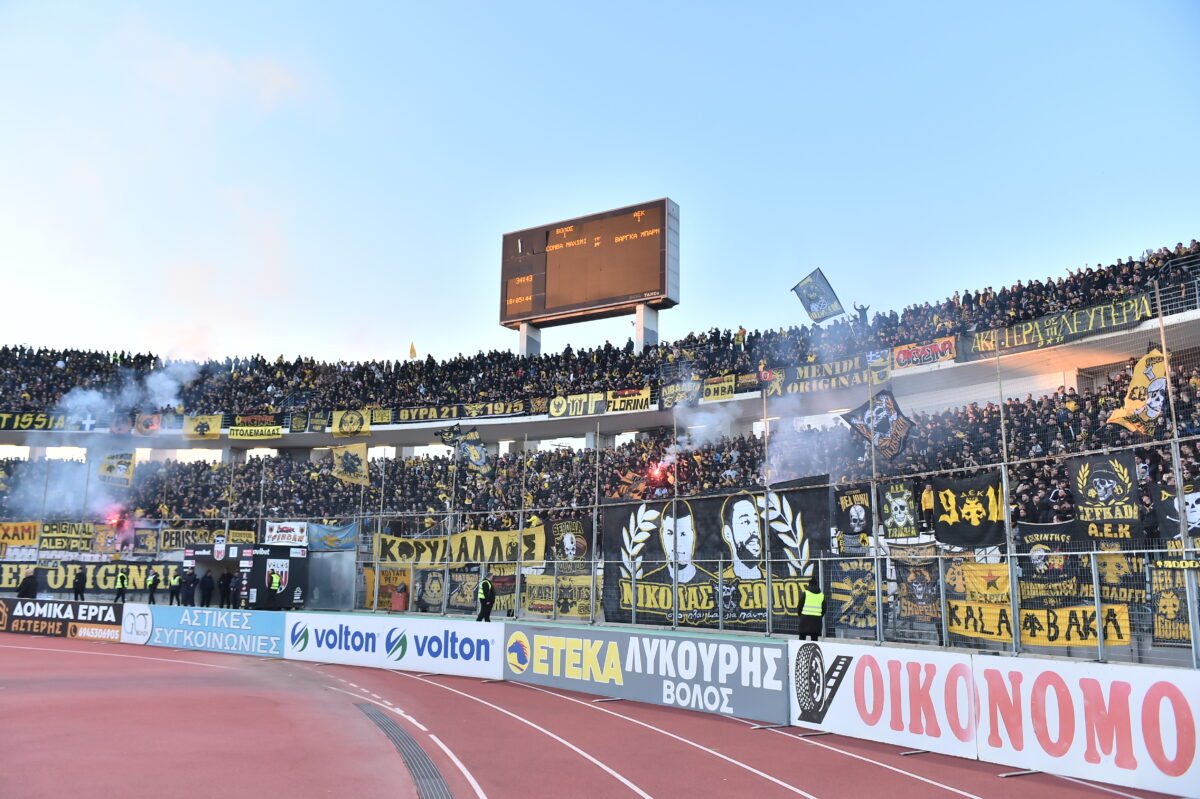 Η ΑΕΚ επιβαρύνεται με πρόστιμο 18.000 ευρώ για τον αγώνα με τον Βόλο στο Πανθεσσαλικό