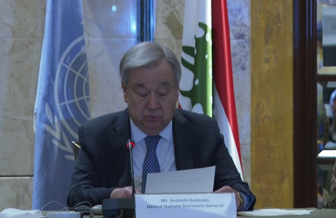 Γκουτέρες: Υπάρχουν «διπλωματικές λύσεις» για να τερματιστεί ο πόλεμος στον Λίβανο