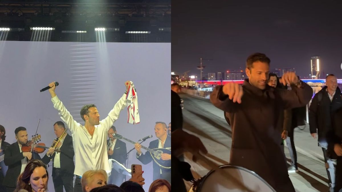 Κωνσταντίνος Αργυρός: Χορεύει με καλλιτέχνες του δρόμου στο Βελιγράδι – Βίντεο