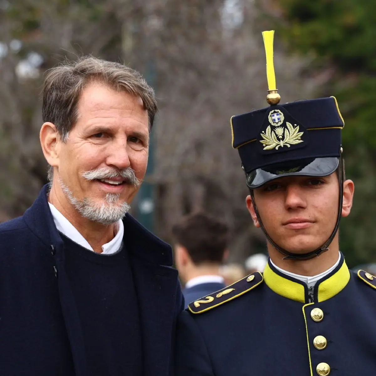 Παύλος Ντε Γκρες: Η εικόνα του με ηγετικά στελέχη των Ελληνικών Ενόπλων Δυνάμεων 5 Παύλος Ντε Γκρες