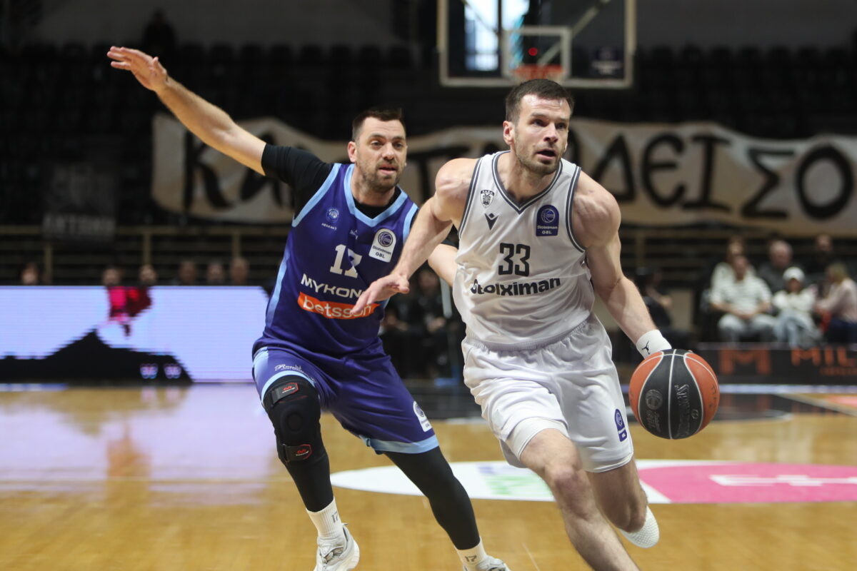 ΠΑΟΚ – Μύκονος Betsson 100-87: Θριαμβευτική κατοστάρα για τους Θεσσαλονικείς στη GBL
