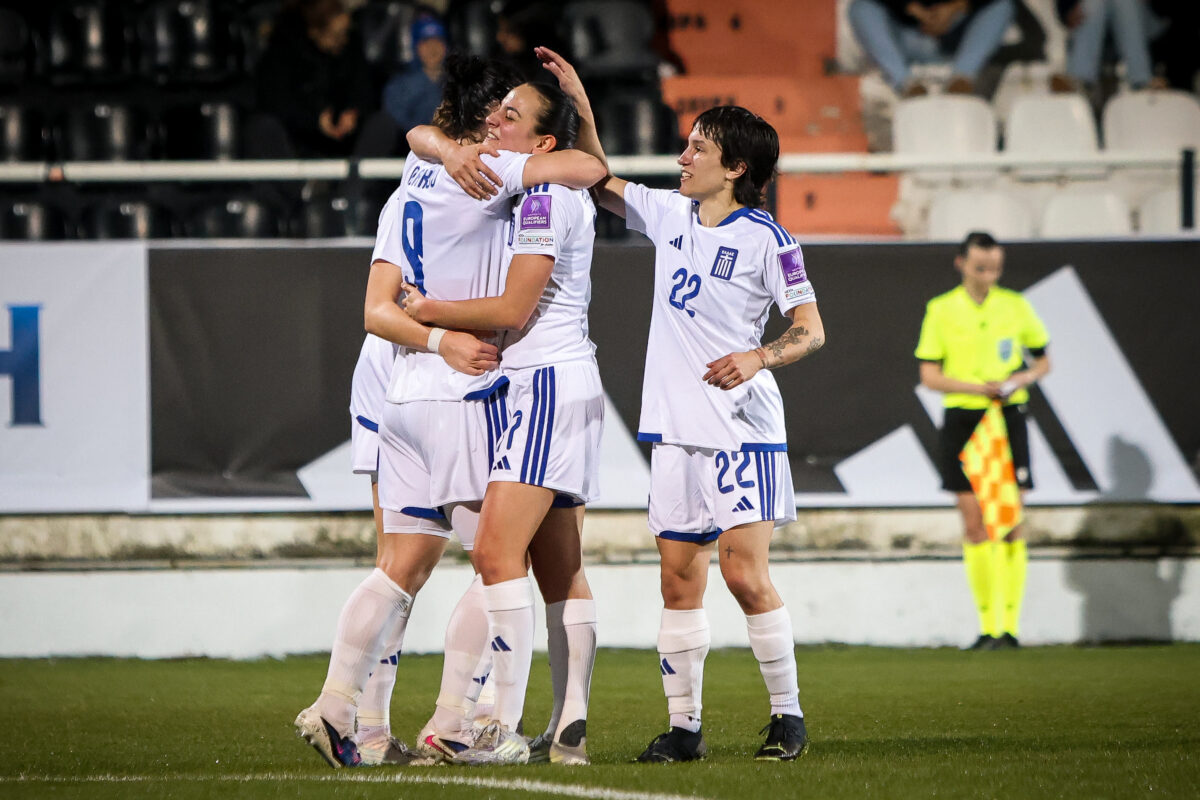 Ελλάδα – Γεωργία 3-0: Ονειρικό ξεκίνημα για την Εθνική Γυναικών ποδοσφαίρου στα προκριματικά του Παγκόσμιου Κυπέλλου
