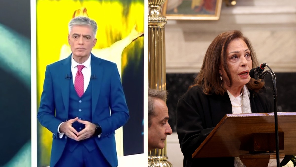 Ευαγγελάτος: Συγκλονισμένος από τον αποχαιρετισμό της Αλεξίου στην τελετή της Μαρινέλλας – «Όλα αυτά βγήκαν από την καρδιά της»