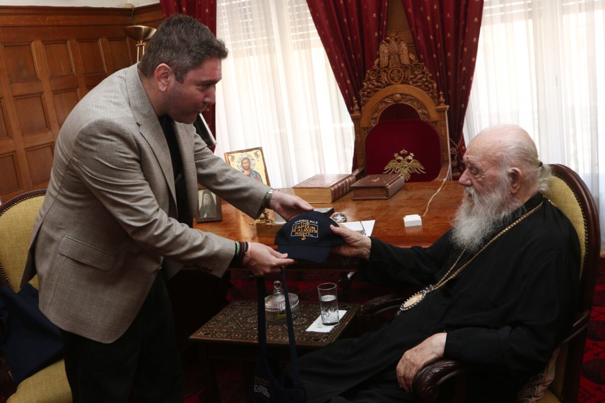 Συνάντηση του Προέδρου της ΠΕΠΙΕΘ, Γ. Βάλλη, με τον Αρχιεπίσκοπο Ιερώνυμο για την Κοινωνική Συνεισφορά