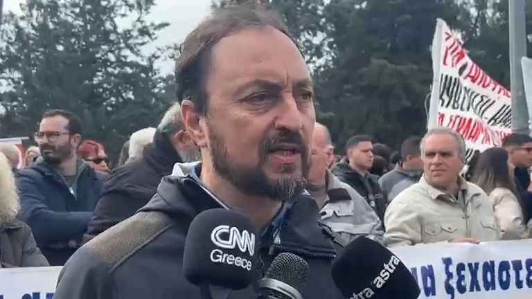 Γιάννης Σκόκας πρόεδρος Εργατικού Κέντρου Λάρισας: «Η αίθουσα δεν επιτρέπει την ομαλή διεξαγωγή της δίκης των Τεμπών»