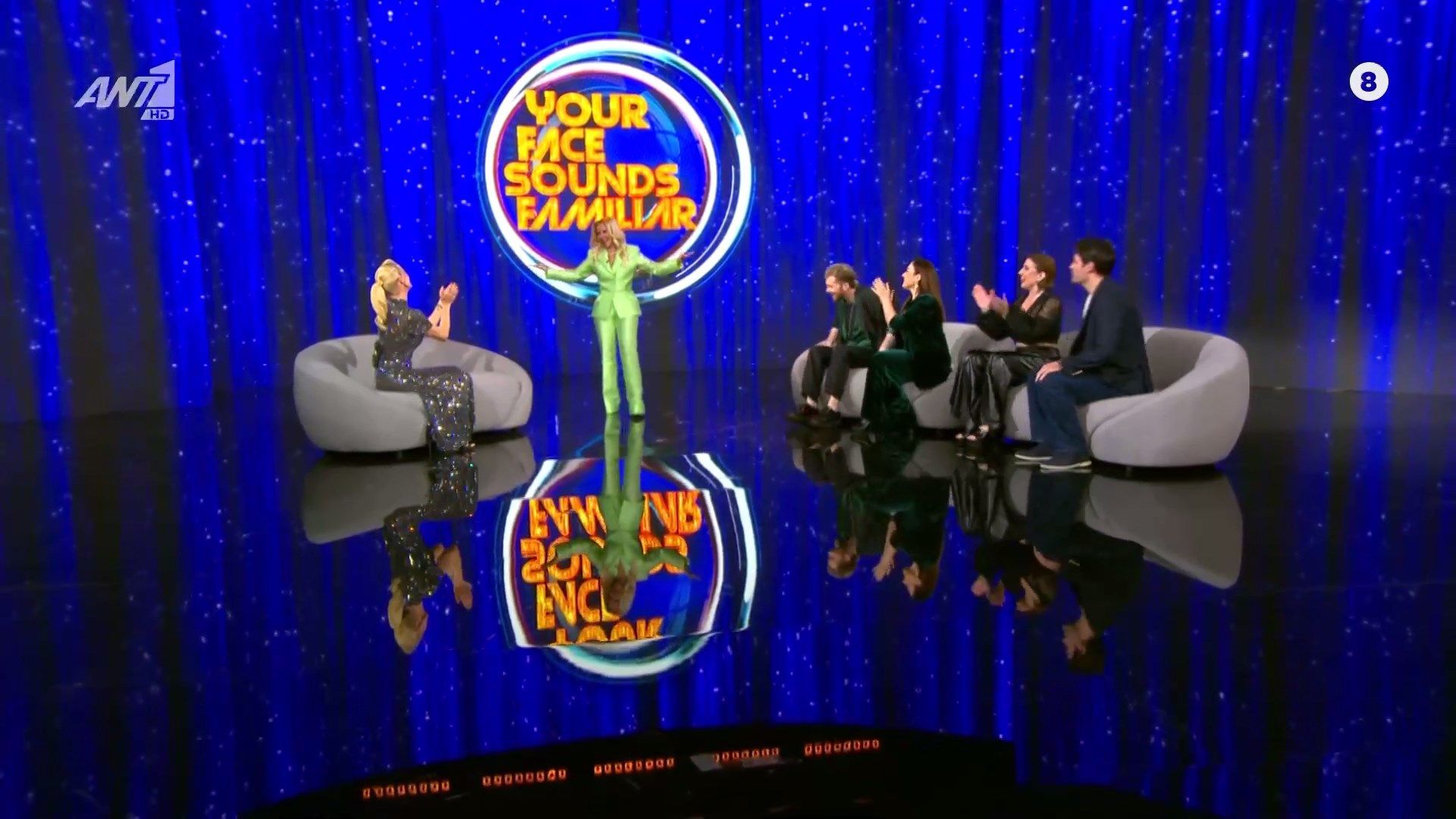 Η Μαρία Μπεκατώρου και παίκτες του «Your Face Sounds Familiar» ξαναζούν έναν χαρακτηριστικό χορό