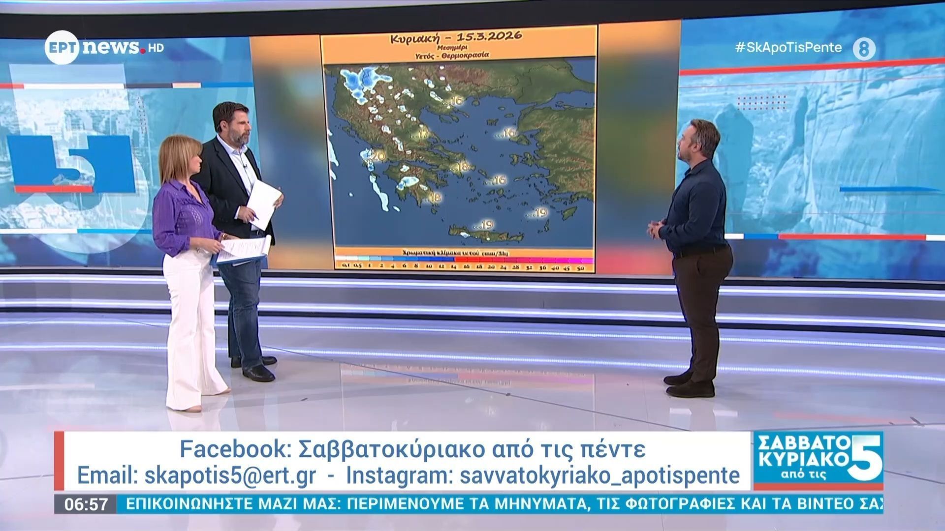 Η πρόγνωση του καιρού από τον αναλυτή Γιώργο Παπακωστόπουλο