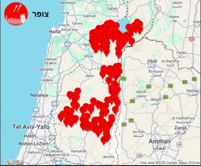 Ισραήλ: Καταιγιστική εκτόξευση πυραύλων από το Ιράν – Σειρήνες στο Τελ Αβίβ
