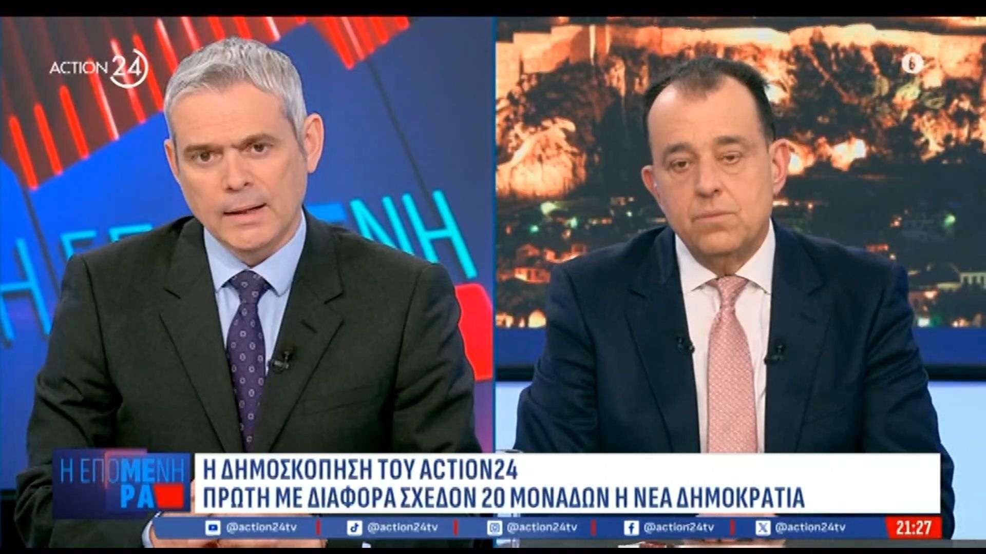 Κ. Καραγκούνης: «Δεν έχω συνδέσει την άνοδο της ΝΔ δημοσκοπικά με τον πόλεμο»