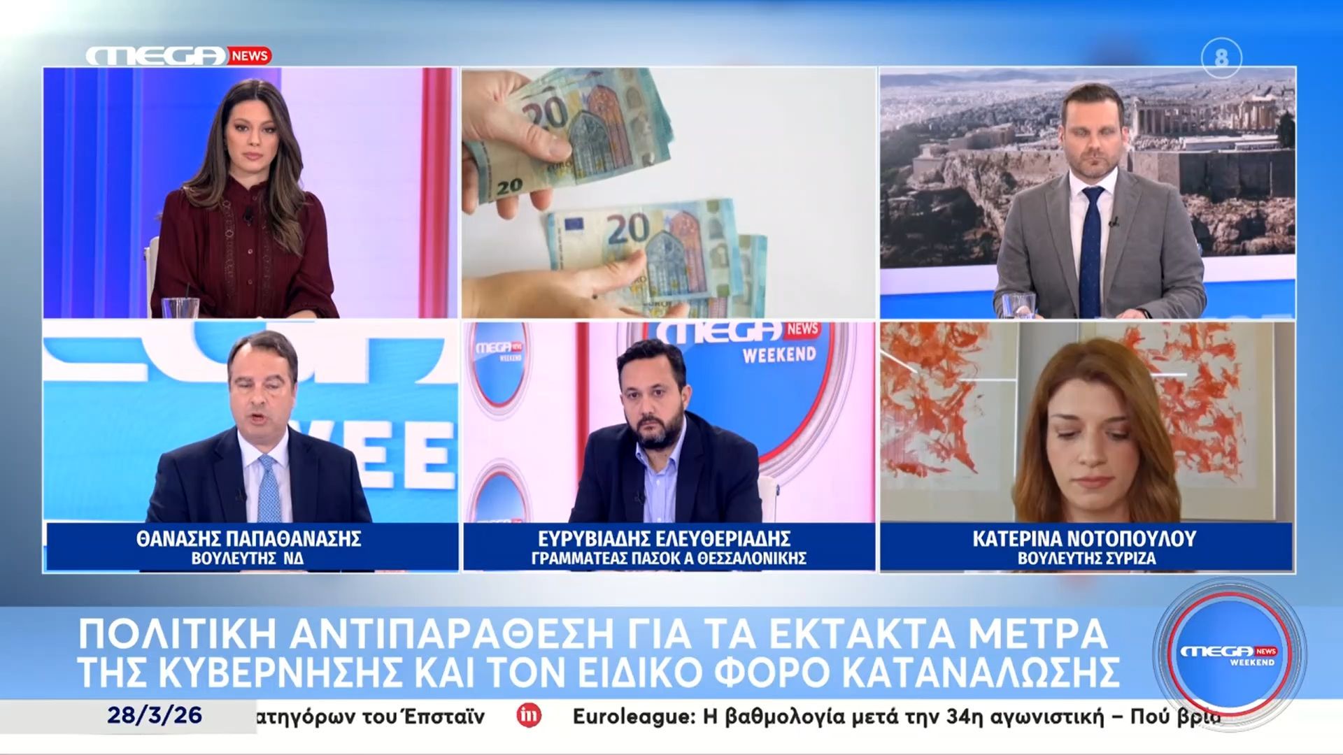 Κ. Νοτοπούλου: «Θέλετε να παρουσιάσετε ότι βοηθάτε τον κόσμο» – Θ. Παπαθανάσης: «Ευτυχώς κυβέρνησε η αριστερά και είδαν όλοι την αναξιοπιστία»
